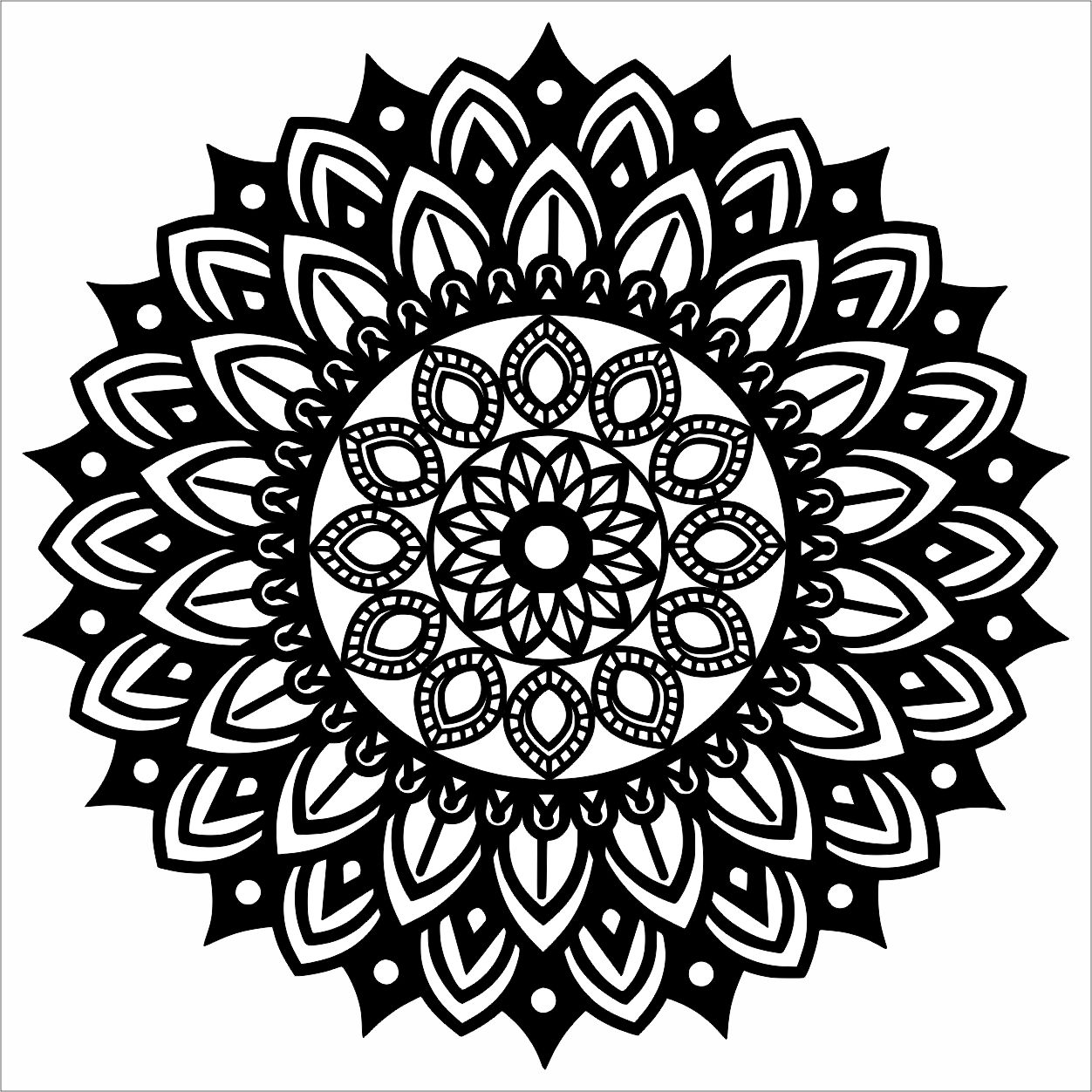 2 NEXTSTEP1 Mandala Metal Wall Art – 24x24 Inch Round Backlit Spiritual Wall Hanging - Image 1