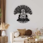NEXTSTEP1 Swami Samarth Tree Metal Wall Art - Wall Decoration-18 x 18 inch - Image 2