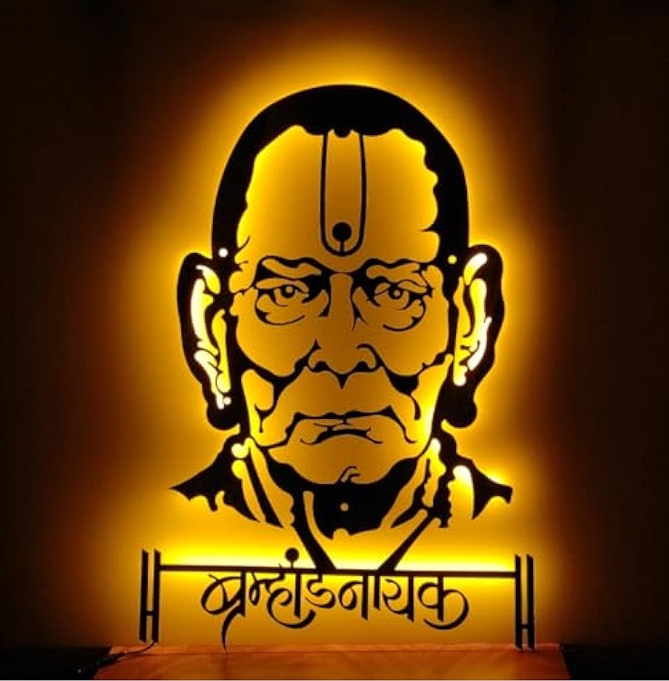 4152PiuqBwL.jpg_BO30,255,255,255_UF900,850_SR1910,1000,0,C_QL100_ NEXTSTEP1 Anantkoti Brahmand Nayak Metal Wall Hanging (18x15 Inch ) - Image 1