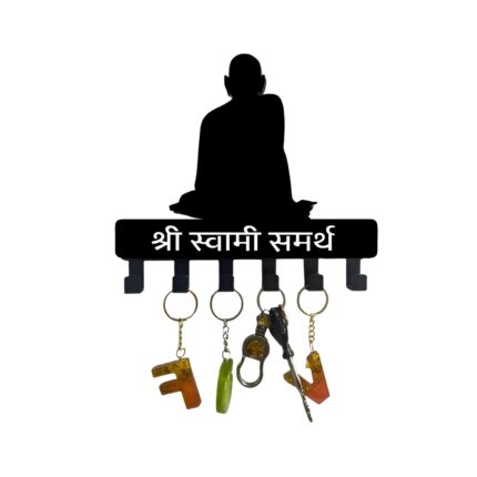 NEXTSTEP1 Shri Swami Samarth Metal Wall Art key hanging - Wall Decoration.