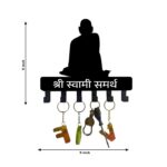 NEXTSTEP1 Shri Swami Samarth Metal Wall Art key hanging - Wall Decoration. - Image 4