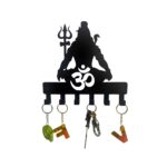 NEXTSTEP1 Lord Shiva Metal Key Holder-23cm x 23cm