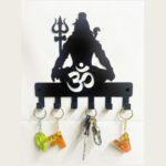 NEXTSTEP1 Lord Shiva Metal Key Holder-23cm x 23cm - Image 2