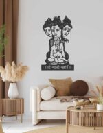NEXTSTEP1 Shri Swami Samarth Metal Wall Art - Wall Hanging (15x25 inch) - Image 2