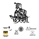 NEXTSTEP1 Chhatrapati Shivaji Maharaj Metal Wall Art-24 x 24 Inch - Image 3