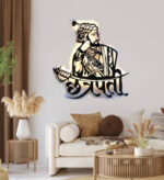 NEXTSTEP1 Chhatrapati Shivaji Maharaj Metal Wall Art-24 x 24 Inch - Image 2