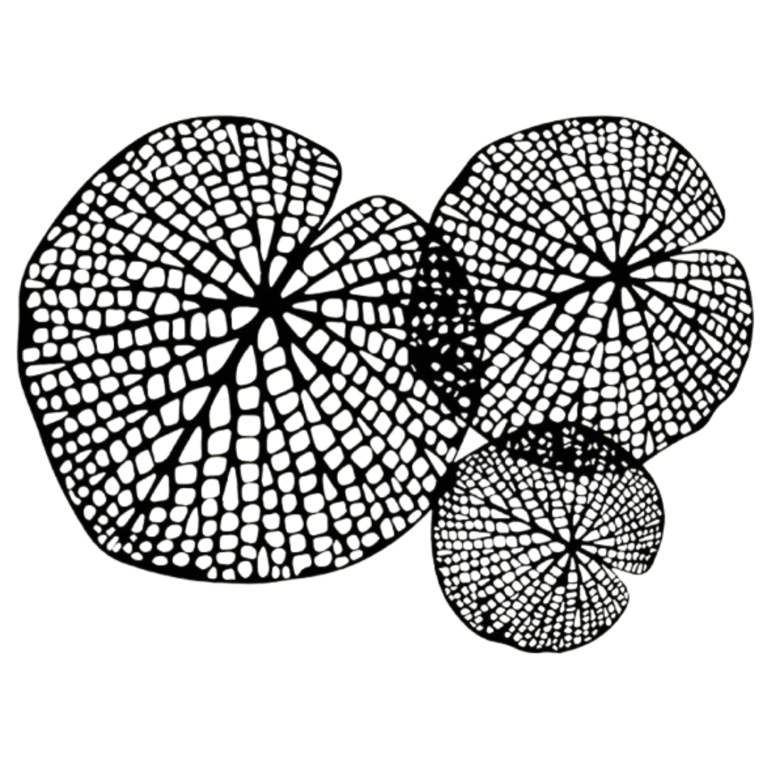 Untitled design (11) NEXTSTEP1 Metal Lotus Leaf Wall Art, 3D Black Abstract Openwork Lotus Leaf Hanging Décor (50cm X 38cm) - Image 1