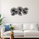 NEXTSTEP1 Metal Fan Modern Artwork for Wall Décor (61cm x 31cm) - Image 4