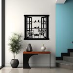 NEXTSTEP1 Metal Birds On Branch Sculpture Wall Art Hanging Showpiece for Living (43cm X 46cm) - Image 5