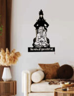 NEXTSTEP1 Shri Swami Samarth Vitthal Metal Wall Art- Wall Hanging (15x25 inch) - Image 2